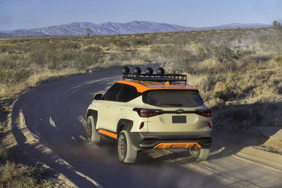  Kia Seltos X-Line Trail Attack Concept 2019 года  (фото 4 из 18)
